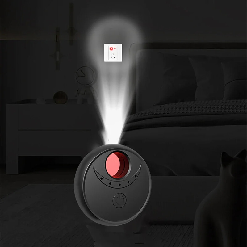 X17 Детектор за камера за скрита камера Преносим Pinhole Hidden Lens Detect Gadget Anti-Peeping Camera Finder Защита на сигурността