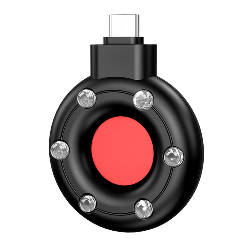 Kaameradetektori seade Kaasaskantav C-tüüpi infrapunadetektor Piilumisvastane turvakaitse Lihtne kasutada kontorihotellides