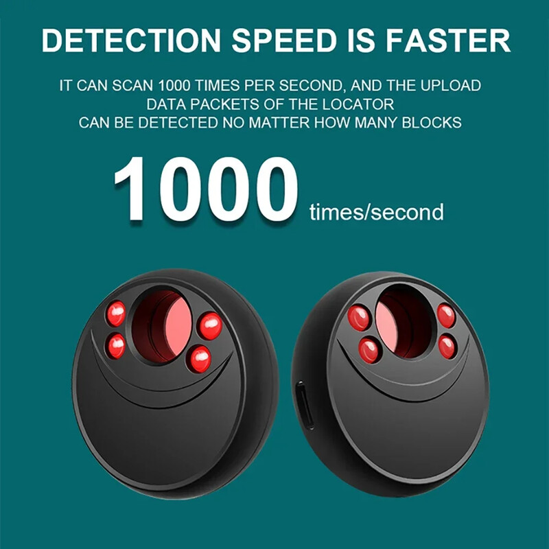 X17 kameros detektorius, skirtas paslėptai kamerai, nešiojamasis smeigtukas, paslėptas objektyvas, aptikimo įtaisas, apsaugantis nuo žiūrėjimo kameros ieškiklis, saugos apsauga