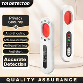T01 Mini detector de cameră anti-spion Scaner de cameră ascunsă Pen pentru a asculta cu urechea Mini dispozitiv de securitate GPS Radio Frecvență Găsitor de semnal RF