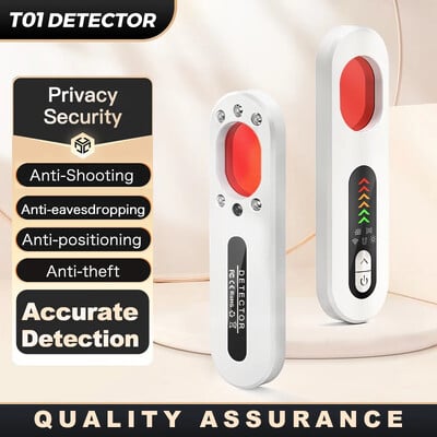 T01 Mini Anti Spy Camera Detector Скрита камера Скенер Pen Eavesdropping Mini Security Device GPS Radio Frequence RF Signal Finder