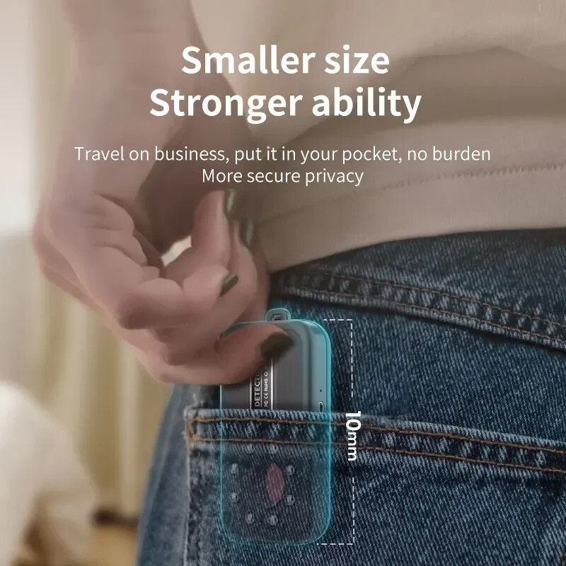 Mini prijenosni detektor skrivene kamere Anti Candid Cam objektiv RF LED skener infracrvenog signala Špijunski kamkorder Bežični pronalazač alarma za greške