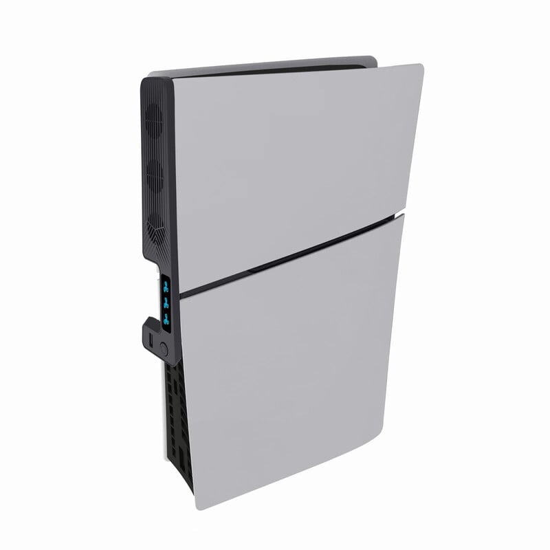 Ventilator de răcire pentru PS5 Slim Digital/Disc Edition Cooler cu 3 viteze ale ventilatorului Răcire eficientă pentru PS5 Slim Accesorii cu port USB