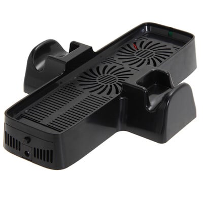 Ventilator de răcire consolă pentru controler de joc XBOX 360 Ventilator de răcire ABS Dispersia căldurii cu suport dublu de andocare Accesorii pentru cablu USB
