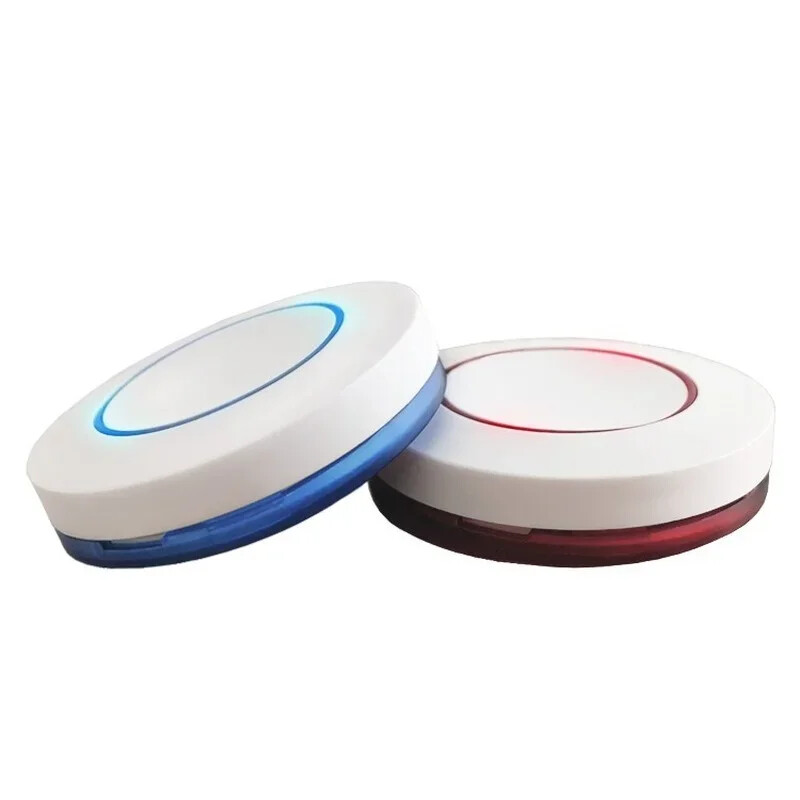 3V 433Mhz bezvadu tālvadības pults, 1 poga, apaļa tālvadības pults slēdzis Jūtieties brīvi ielīmēt EV1527 mikroshēmas mācību veids