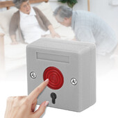 Pogas trauksmes avārijas poga Āra trauksmes signāla panikas poga ABS pretaizdzīšanas avārijas aprīkojums pansionātu bankām