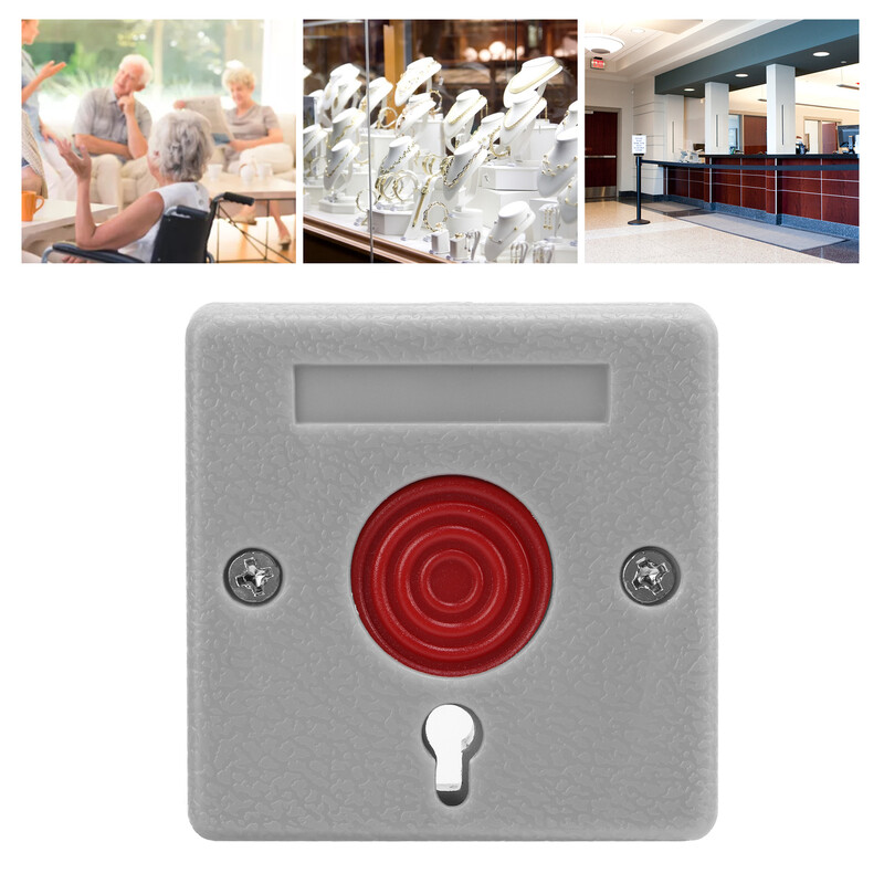 Pogas trauksmes avārijas poga Āra trauksmes signāla panikas poga ABS pretaizdzīšanas avārijas aprīkojums pansionātu bankām