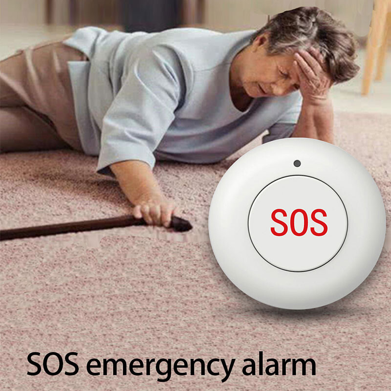 Tipka za SOS poziv Bežični dojavljivač za starije osobe, njegovatelj, hitni SOS sustav medicinskog upozorenja za starije pacijente, starije osobe kod kuće