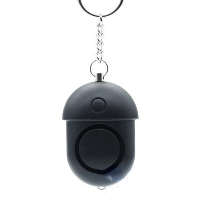 Isiklik alarmi ründealarm, 130 Db isikliku turvahäire võtmehoidja LED hädaolukorra ellujäämise vägistamisvastase sireeniga, roosa kuld