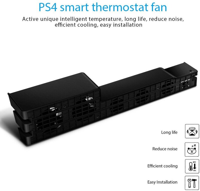 Ventilator za hlađenje za Sony PS4 Pro Slim Igraća konzola Play Station Playstation PS 4 Hladnjak DC 5V USB Hladnjak Ventilator Prijenosni