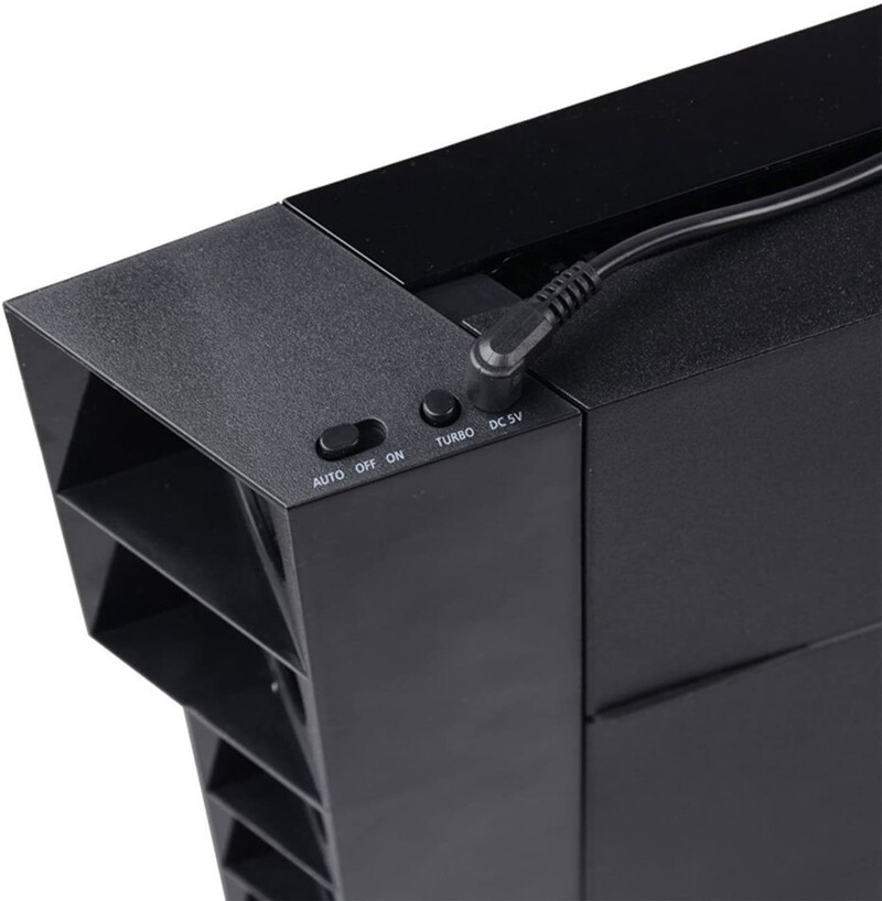 Ventilator de răcire turbo PS4 Cooler extern USB cu radiator controlat automat pentru temperatură pentru accesorii pentru consola de jocuri Playstation 4