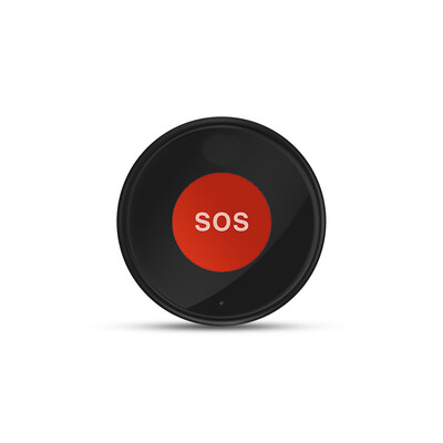 Tuya WiFi SOS Buton de apel de panică Smart Life APP Baterie reîncărcabilă Alarma cu o cheie pentru pacient, copii, bătrân, frânghie