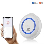 Tuya WiFi SOS alarm tlačidlo nabíjateľné batérie seniorov núdzové panické tlačidlo pre starcov osobná sebaobrana inteligentný život aplikácia push