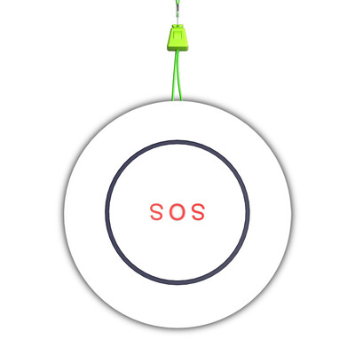 Tuya Wifi viedā SOS avārijas poga, panikas zvana poga, personīgais trauksmes signāls gados vecākiem cilvēkiem, pacientiem ar invaliditāti, bērniem ar invaliditāti