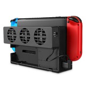 Ventilator de răcire pentru Nintendo Switch NS Stand original pentru consola de jocuri Dock Cooler cu ventilator de răcire USB cu 3 ventilatoare pentru Nintendo Switch