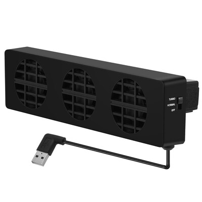 Ventilator de răcire pentru Nintendo Switch NS Stand original pentru consola de jocuri Dock Cooler cu ventilator de răcire USB cu 3 ventilatoare pentru Nintendo Switch