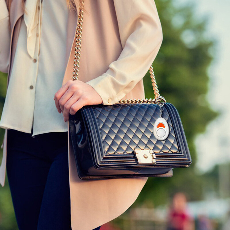 LED zibspuldzes pretaizdzīšanas ierīce āra personīgās drošības atslēgu ķēde vecāka gadagājuma cilvēku un bērnu trauksmes divvirzienu slēdža vadības signalizācija