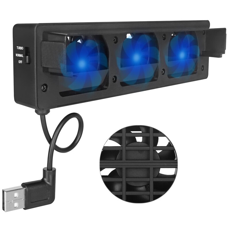 Stanica za kontrolu temperature podesive brzine, 3 ventilatora, konzolni hladnjak za montažu na stanicu s ispušnom ventilacijom za Nintendo Switch