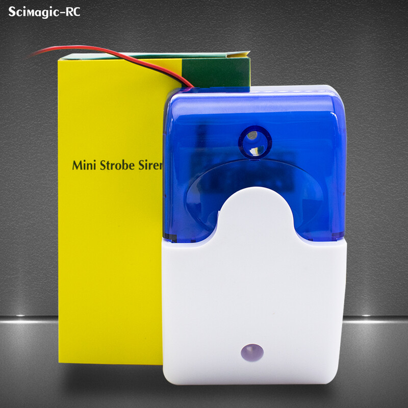 Siseruumides juhtmega häire sireen strobe välklamp DC 12V 24V juhtmega välgu sireen Juhtmega tsooni gsm häiresüsteemi jaoks