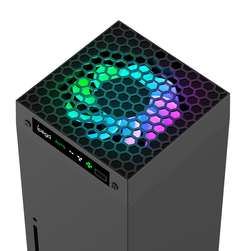 IPEGA dzesēšanas ventilators priekš Xbox Series X ar automātisku ātruma regulēšanu, augstas veiktspējas dzesēšanu, zemu trokšņu līmeni PG-XBX026A