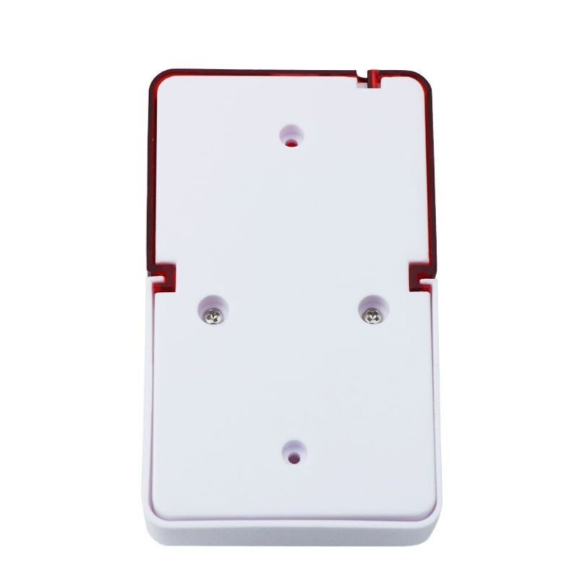 Juhtmega strobesireen Vastupidav 12V 24V 220V helialarm, vilkuv tulega vilkuv sireen GSM-i juhtmevaba koduvalve alarmi jaoks