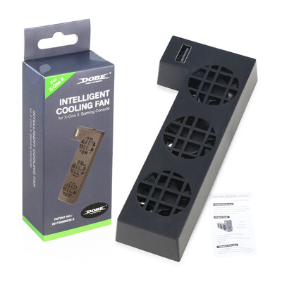 DATA FROG Ventilador Мини-вентилатор за Xbox One X Преносима база Външен контрол Охлаждащ вентилатор Охладител за Xbox One X Аксесоари