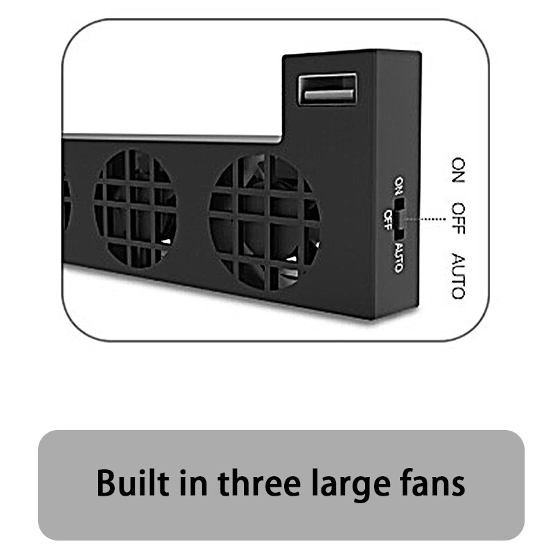 DATA FROG Ventilador mini ventilators Xbox One X Pārnēsājamas bāzes Ārējās vadības dzesēšanas ventilatora dzesētājs Xbox One X piederumiem