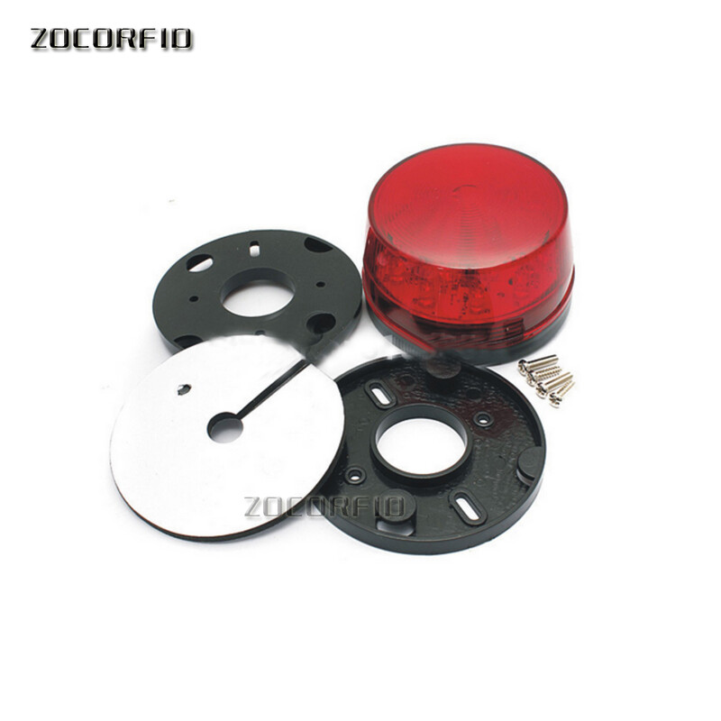 Väravaavaja mootor Märgutuli signaaltuli Vilkuv hoiatus LED-lamp turvaalarm IP44 (heli puudub)