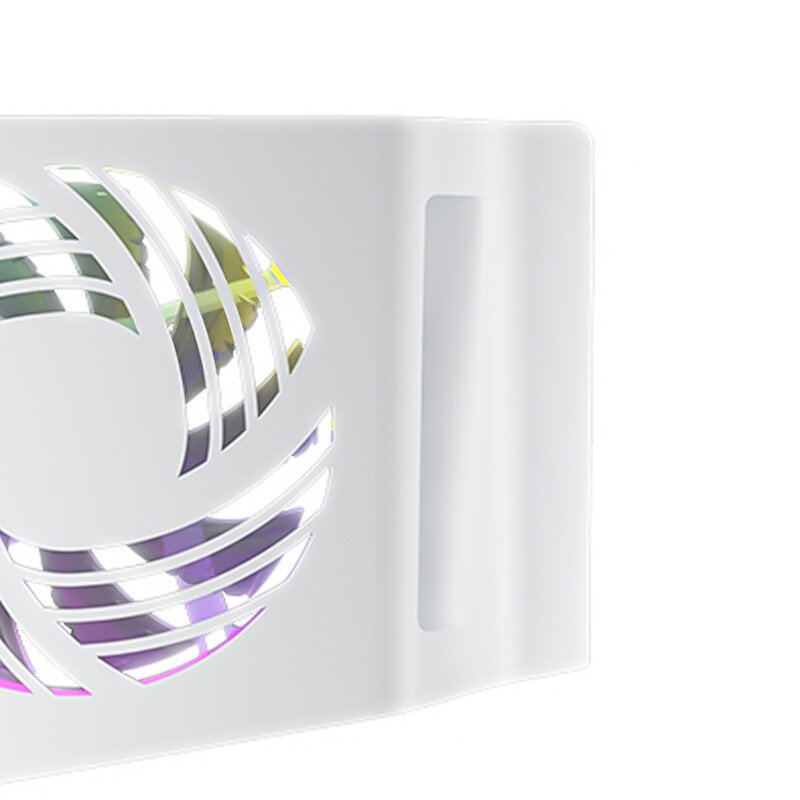 Ventilator za hlađenje s RGB svjetlom Ventilator za hlađenje s bočne strane Vanjski ventilator za hlađenje za PS5 Slim Dodaci za PlayStation 5 Slim konzolu