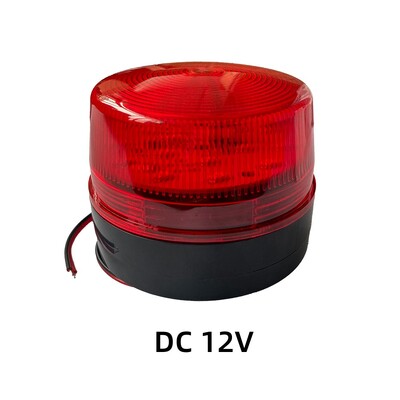 Strobosignaali hoiatustuli DC12V 24V AC220V punane indikaatortuli LED-lamp Väike vilkuv tuli turvasignaaltule hoiatus