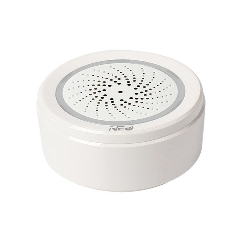 Tuya Smart Life WiFi sirena alarm 100dB zvučnik 18 melodija zvona sa stroboskopskim upozorenjem za kućni sigurnosni sustav