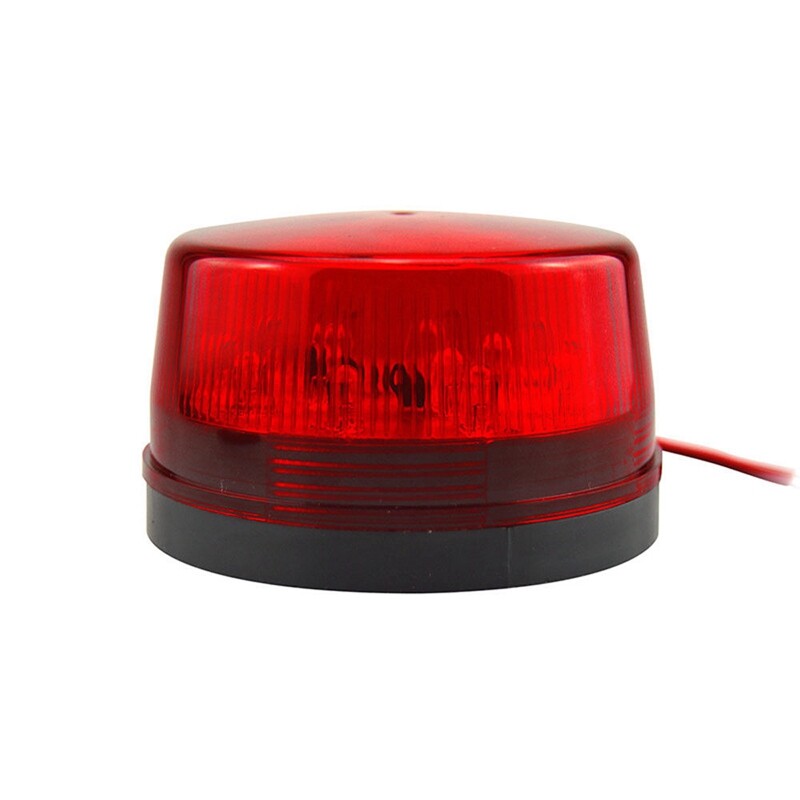 Sigurnosni alarm DC12V svjetlosni stroboskop Sigurnosno upozorenje Crveno bljeskajuće LED svjetlo za šetnicu Vrt Hodnik Zgrada