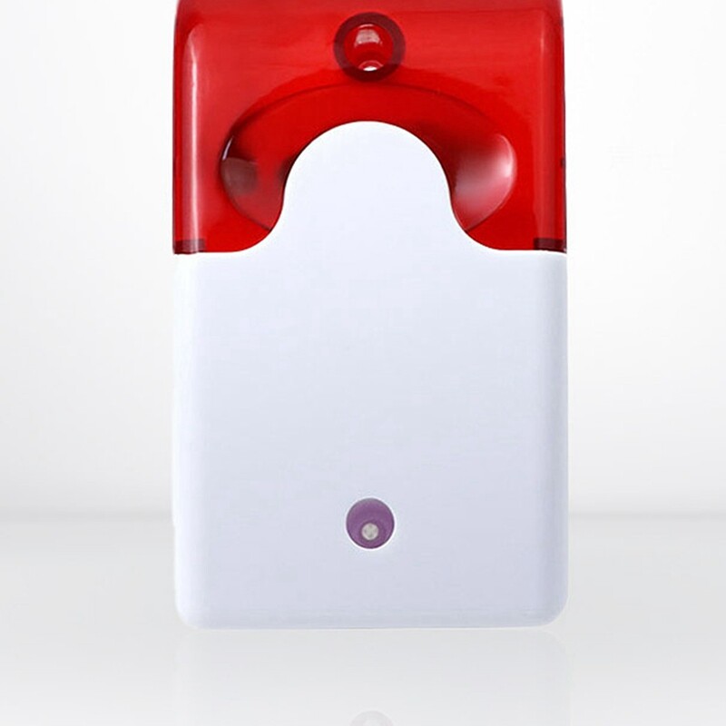 Izdržljivi zvučni alarm od 12 V, bljeskajuće svjetlo Strobe sirena za 99 zona PSTN/GSM bežični sigurnosni alarm