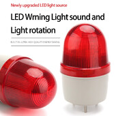 Сигнална мигаща светлина DC12V или 24V или 220V LED предупредителна светлина за сигурност за отваряне на люлееща се плъзгаща се врата / бариера / гаражна врата