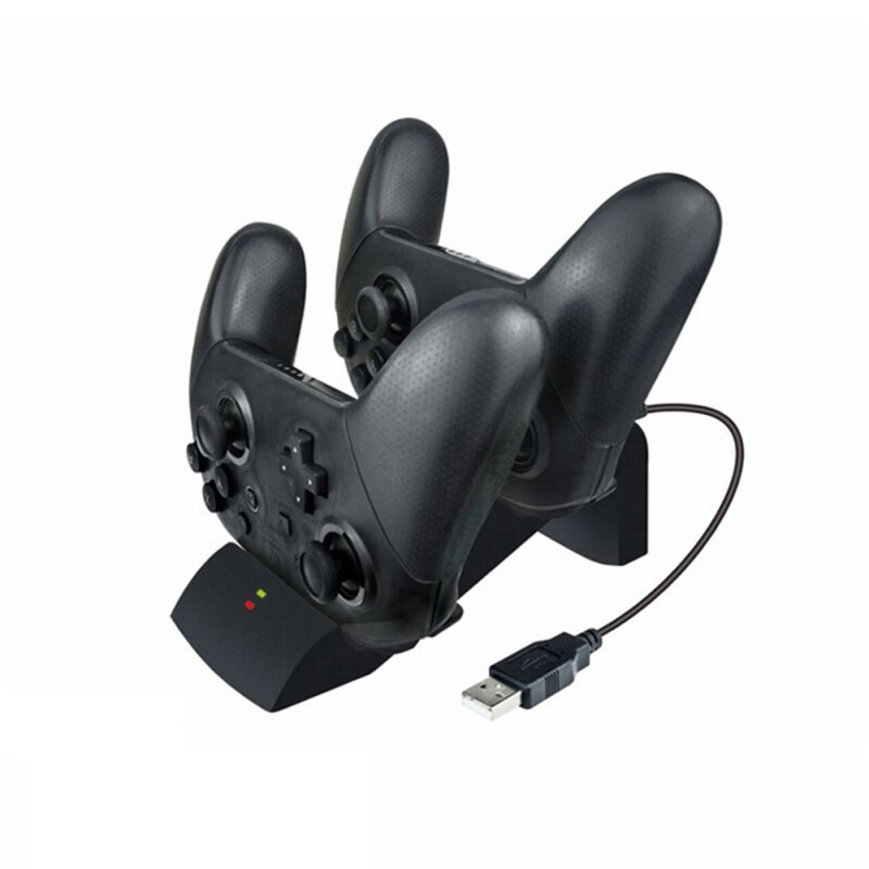Za Nintendo Switch Controller Punjač Dock s LED indikatorom Dual USB postolje za punjenje Postolje za NS Switch napajanje