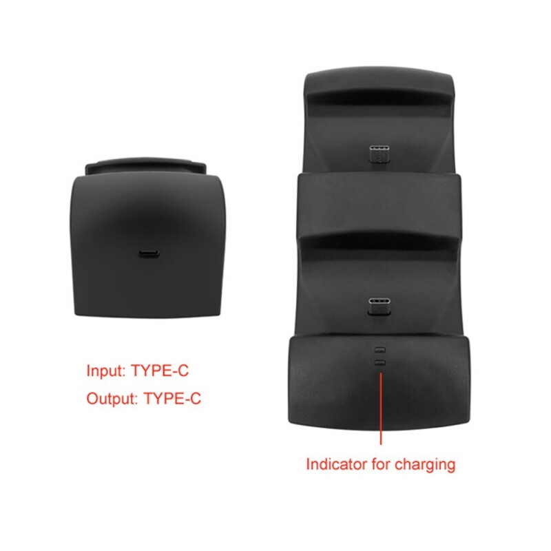 Za Nintendo Switch Controller Punjač Dock s LED indikatorom Dual USB postolje za punjenje Postolje za NS Switch napajanje