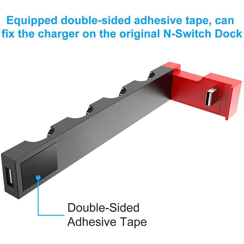 Switch OLED Joy Con Controller Punjač Dock Stalak Držač stanice za Nintendo Switch NS Joy-Con Game Support Dock za punjenje