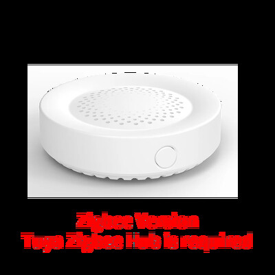 Alarmă sirenă Tuya Zigbee pentru securitatea casei inteligente Difuzorul de 100db Funcționează cu Alexa Yandex Alice Necesită Hub Tuya Zigbee.