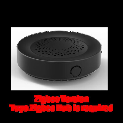 Alarmă sirenă Tuya Zigbee pentru securitatea casei inteligente Difuzorul de 100db Funcționează cu Alexa Yandex Alice Necesită Hub Tuya Zigbee.
