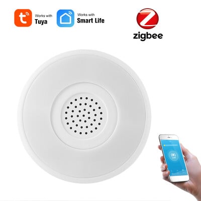 Tuya Smart WiFi Zigbee Сирена Аларма Сензор Интелигентна аларма Сирена Звукова и светлинна аларма Хорн Система за домашна сигурност Tuya Smart Life APP