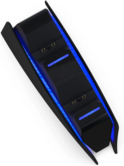 PS5 Type-C DualSense uzlādes stacijai Dual Charging Dock lādētāja statīvs PlayStation 5 DualSense bezvadu spēļu kontrolierim