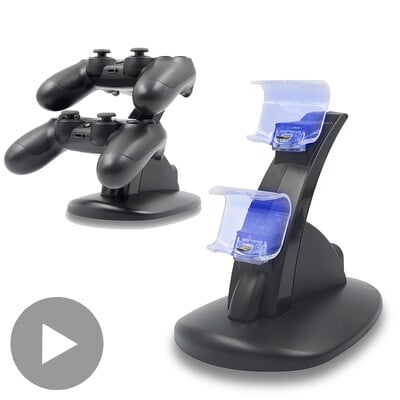 „Sony Playstation PS4 Controller Play Station PS 4 Pro Slim Dualshock 4 Charger Control Charging Dock Stand Gamepad“ palaikymas