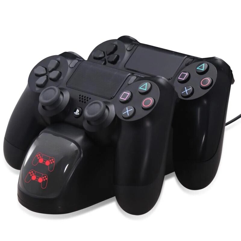 DATA FROG PS4 uzlādes stacijas kontroliera lādētājs bezvadu PS4 USB Dual Dock Station Playstation 4