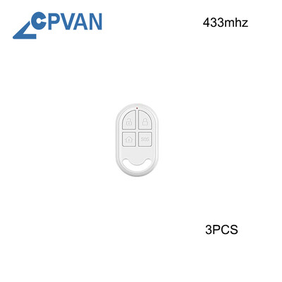 CPVAN 433MHz belaidis nuotolinio valdymo pultelis skirtas mūsų CP2 pro CP2W CP8 CP10 namų apsaugos nuo įsilaužimo sistemai