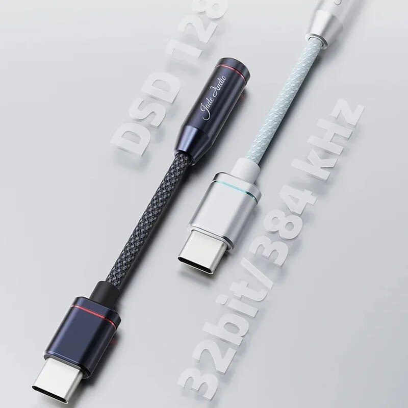 FIIO JadeAudio JA11 HI-RES USB Type C kuni 3,5mm kõrvaklappide kõrvaklappide adapter USB DAC helikaabel hidizs
