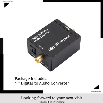 MnnWuu DAC digitālā uz analogo audio pārveidotāja atbalsts Bluetooth optiskās šķiedras Toslink koaksiālā signāla RCA R/L audio dekodēšanai