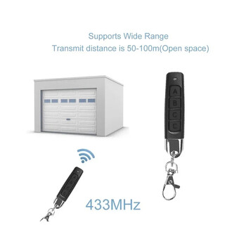 Νέο τηλεχειριστήριο 433 MHz Garage By Duplication Wireless Universal Car Alarm Clone Duplicator Lock Car Keychain Transmitter