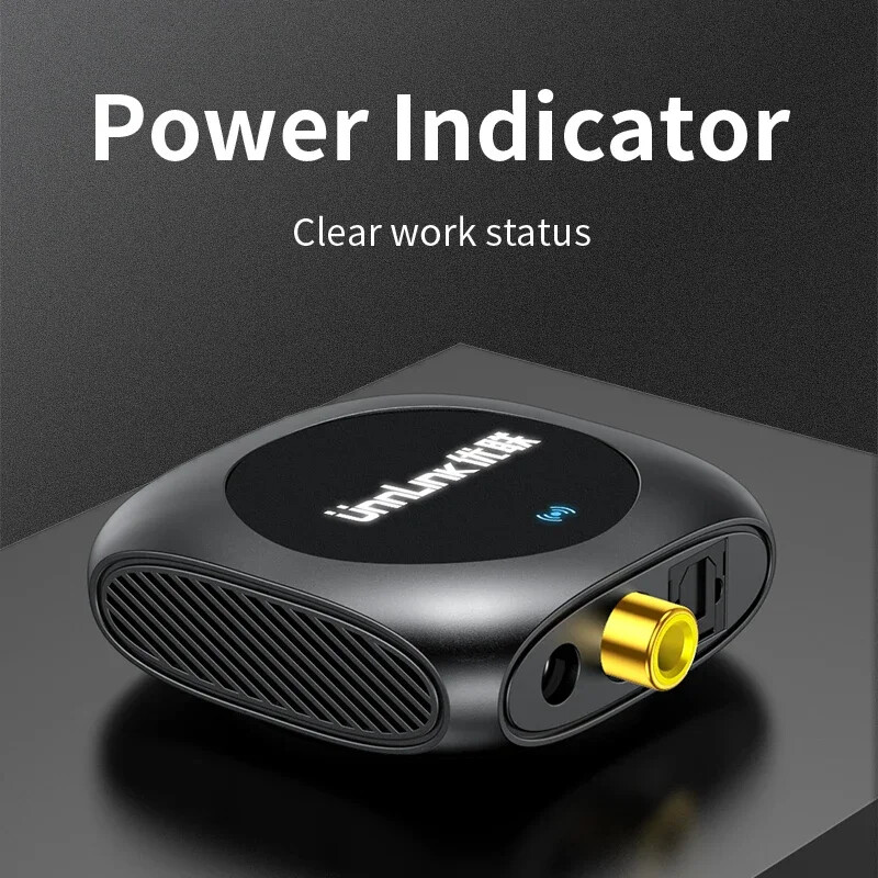 Unnlink digitalno-analogni audio DAC pretvarač Bluetooth 5.0 Spdif optički Toslink koaksijalni na 3,5 mm Aux 2RCA dekoder prijemnik