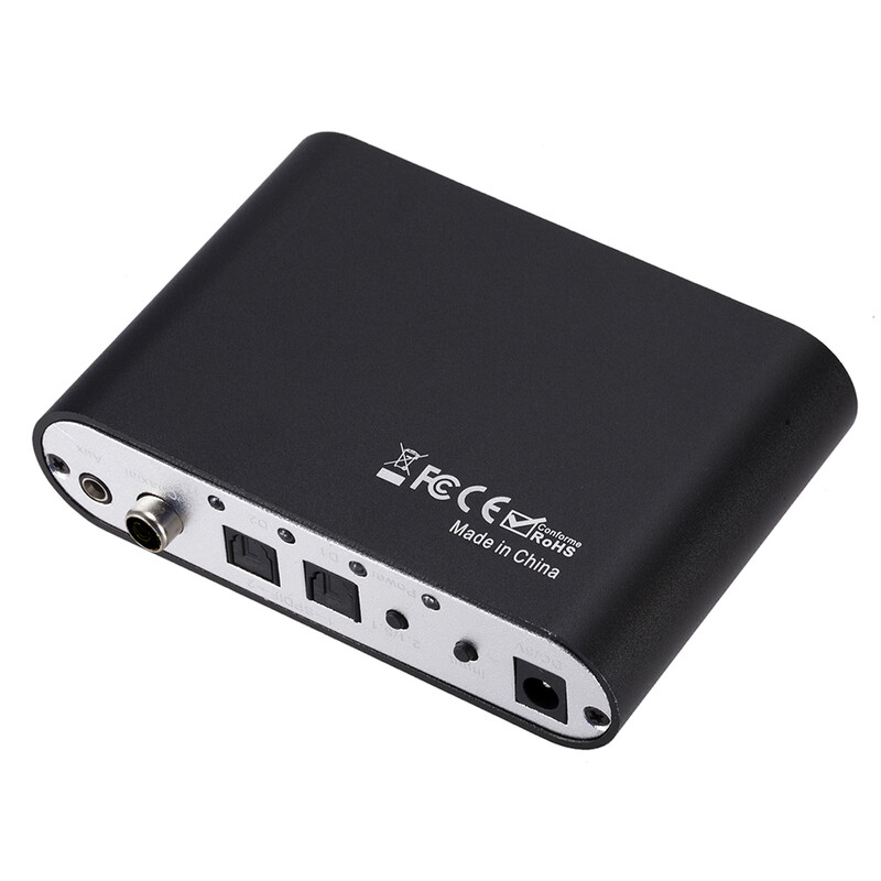 Decodor audio audio 5.1 canale la RCA DTS AC3 Amplificator digital optic Amplificator analogic convertit Adaptor HD Audio Rush