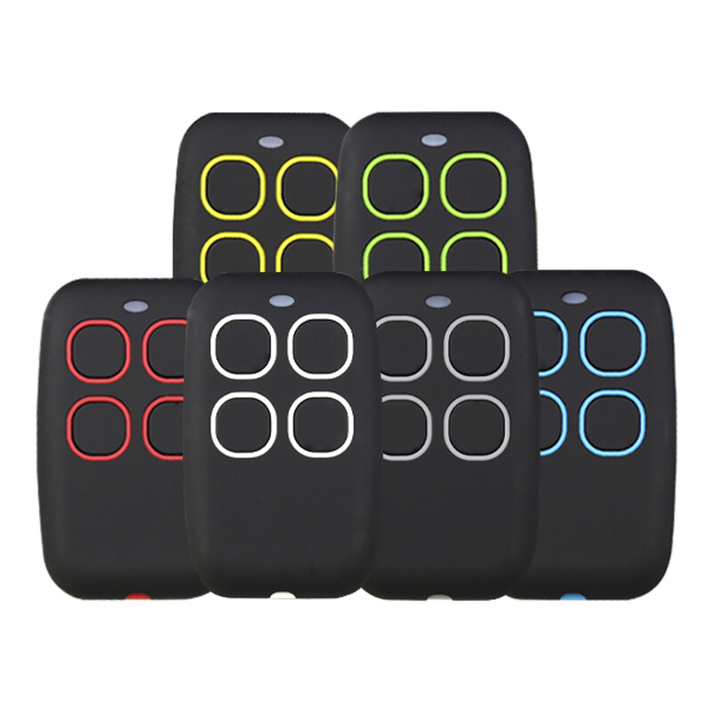 Belaidis RF 433 MHz 4 mygtukų vandeniui atsparus nuotolinio valdymo pulto kopijavimo kodas Garažo durų vartų kopijavimo aparatas nuotolinis atidarytuvas